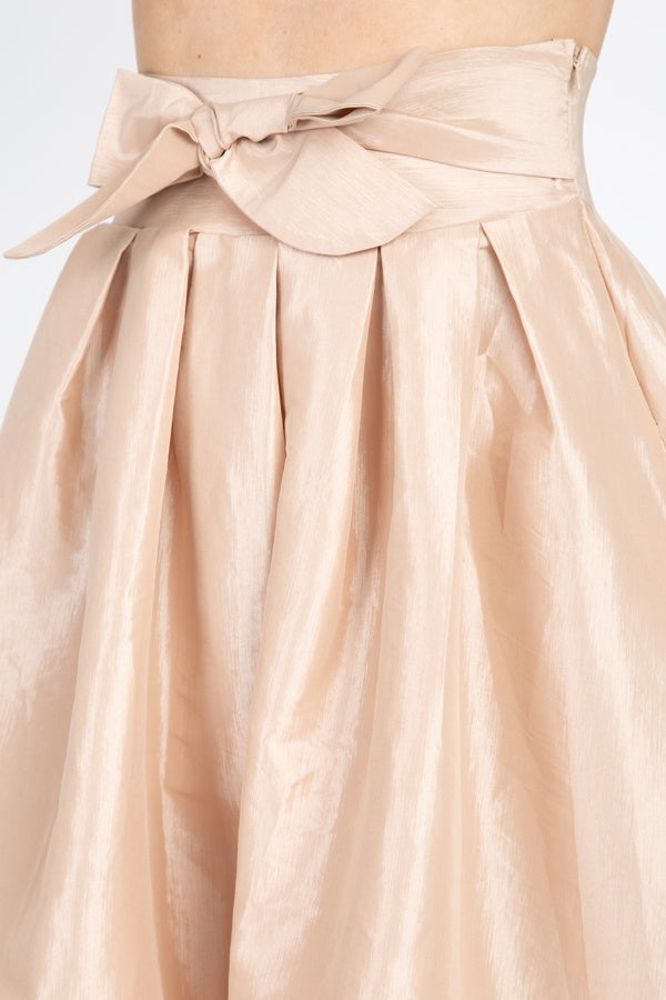 Taffeta High-low Skirt - YuppyCollections