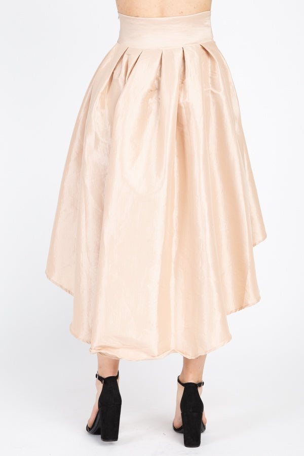 Taffeta High-low Skirt - YuppyCollections