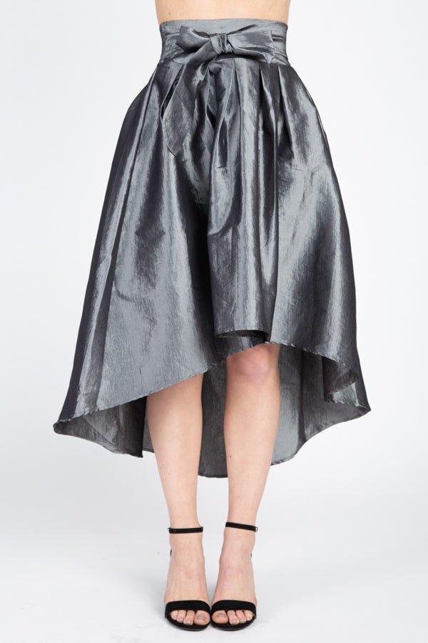 Taffeta High-low Skirt - YuppyCollections