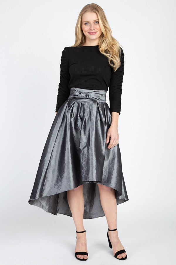 Taffeta High-low Skirt - YuppyCollections