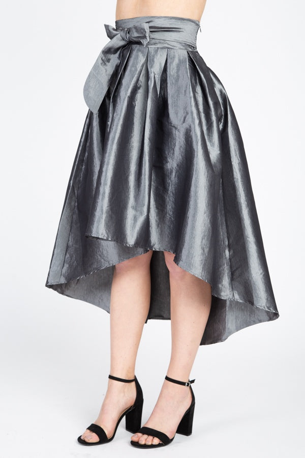 Taffeta High-low Skirt - YuppyCollections