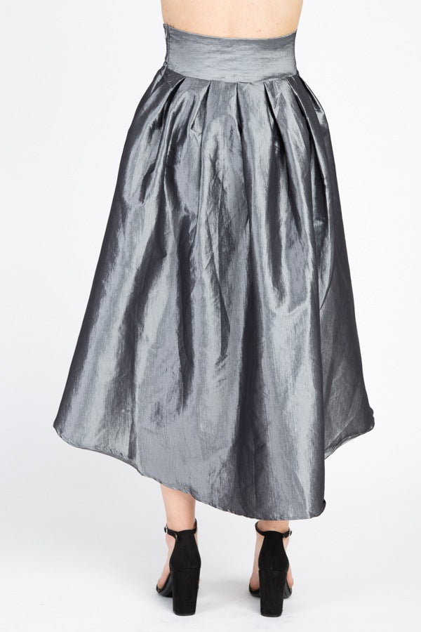 Taffeta High-low Skirt - YuppyCollections