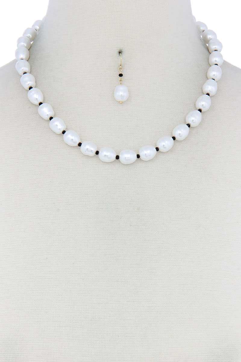 Pearl Bead Necklace - YuppyCollections