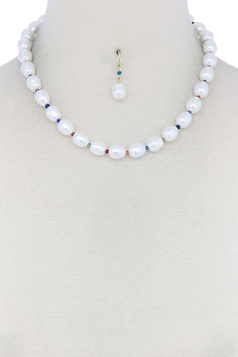 Pearl Bead Necklace - YuppyCollections