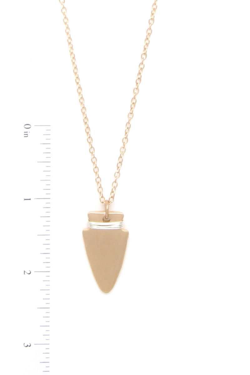 Arrow Head Pendant Necklace - YuppyCollections