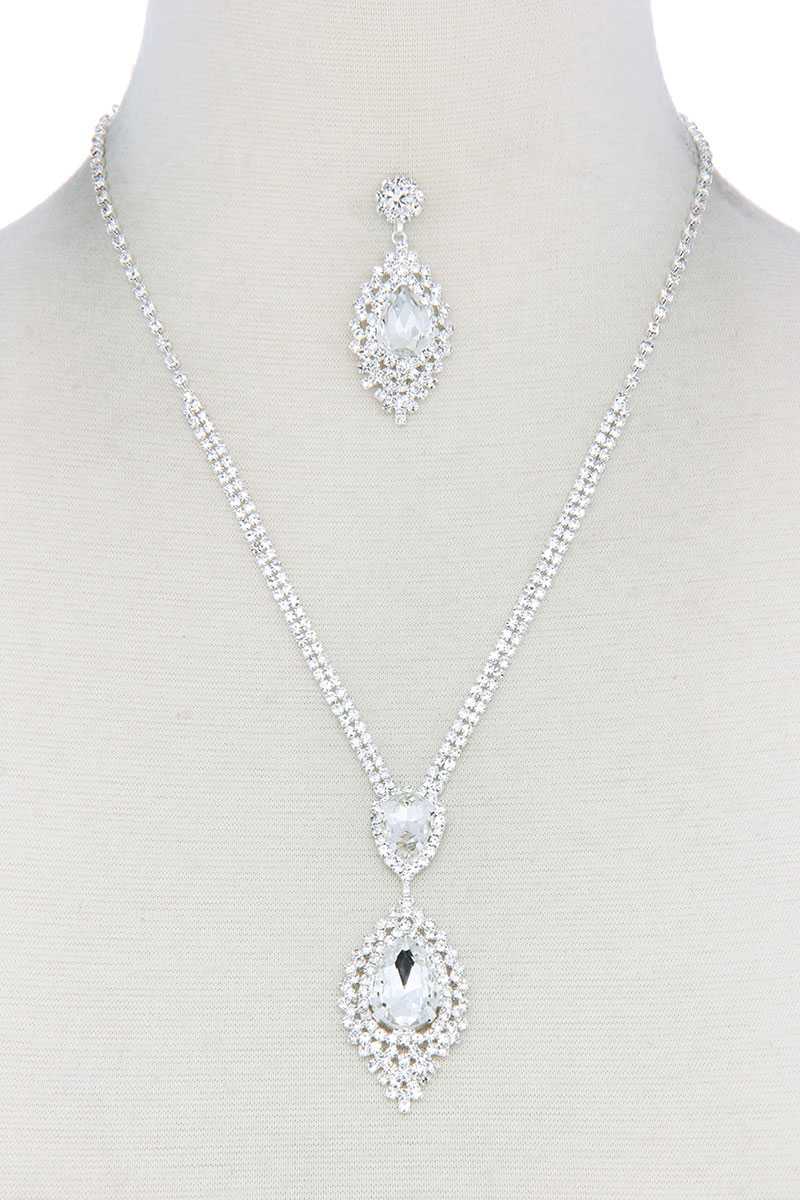 Rhinestone Necklace - YuppyCollections