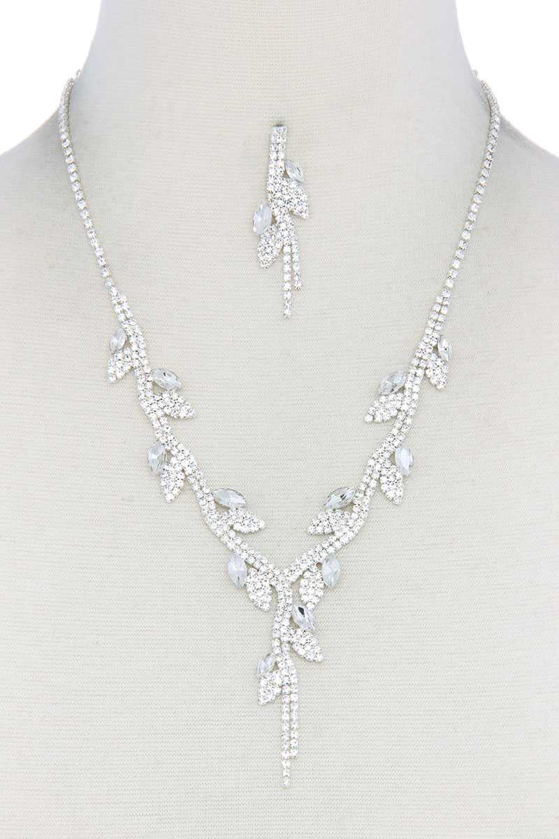 Rhinestone Necklace - YuppyCollections