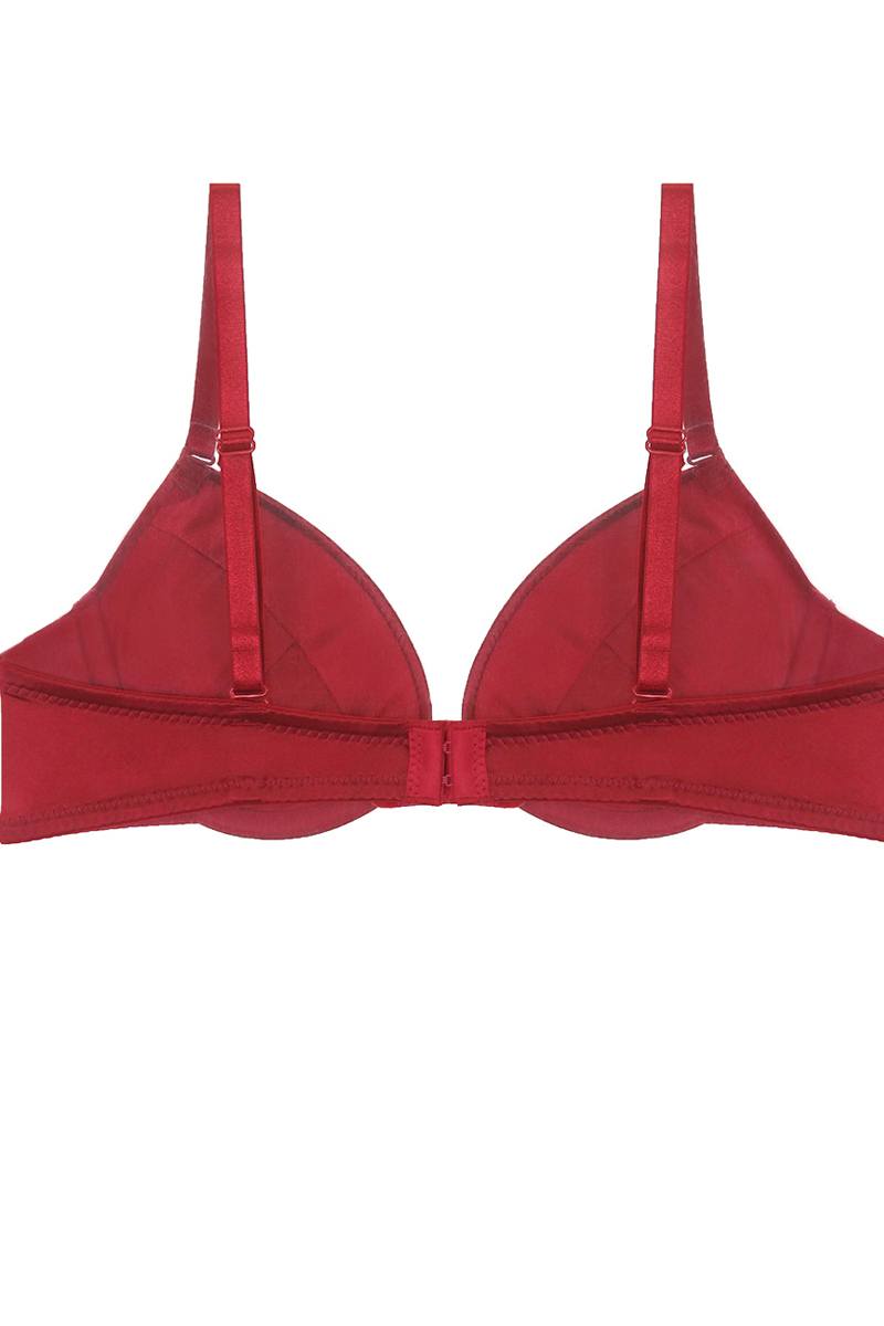 Shinny Push-up Plunge Bra - YuppyCollections