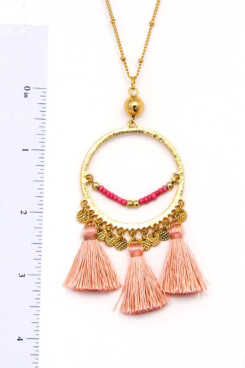 Modern Fashion Cute Tassel Pendant Necklace - YuppyCollections