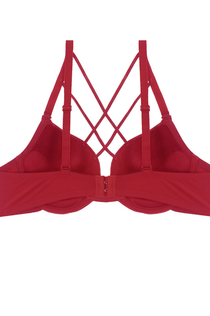 Plunge Cage Front Bra - YuppyCollections