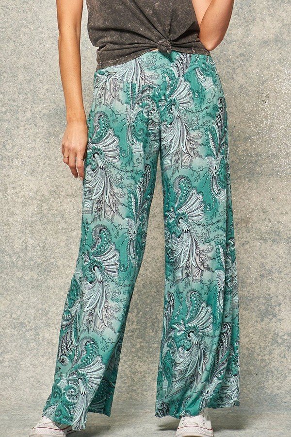 A Pair Of Paisley-print Pants - YuppyCollections