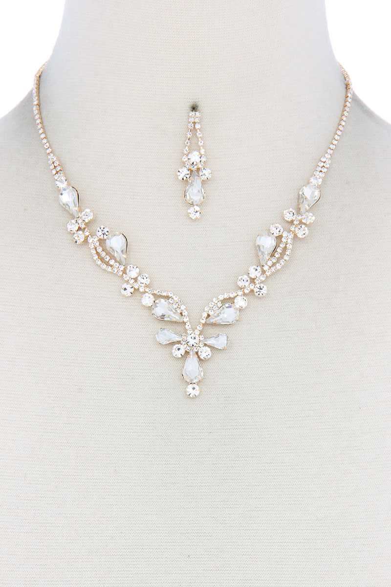 Rhinestone Necklace - YuppyCollections