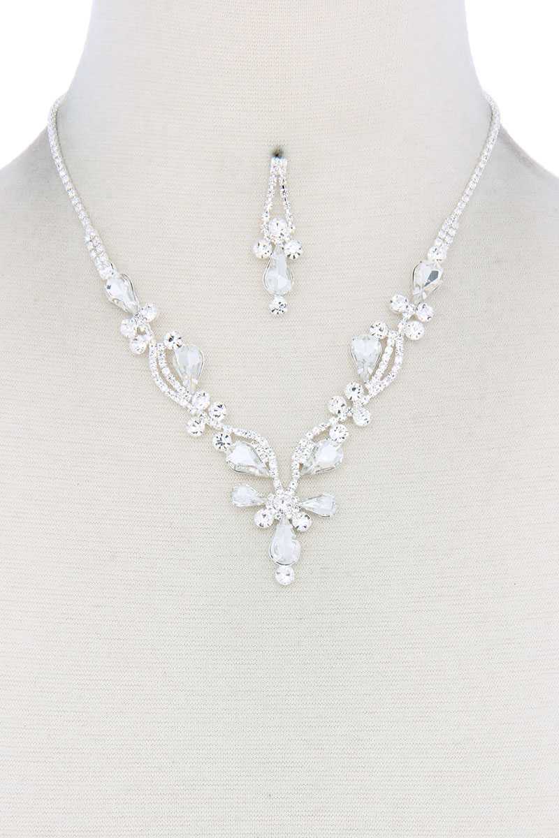 Rhinestone Necklace - YuppyCollections