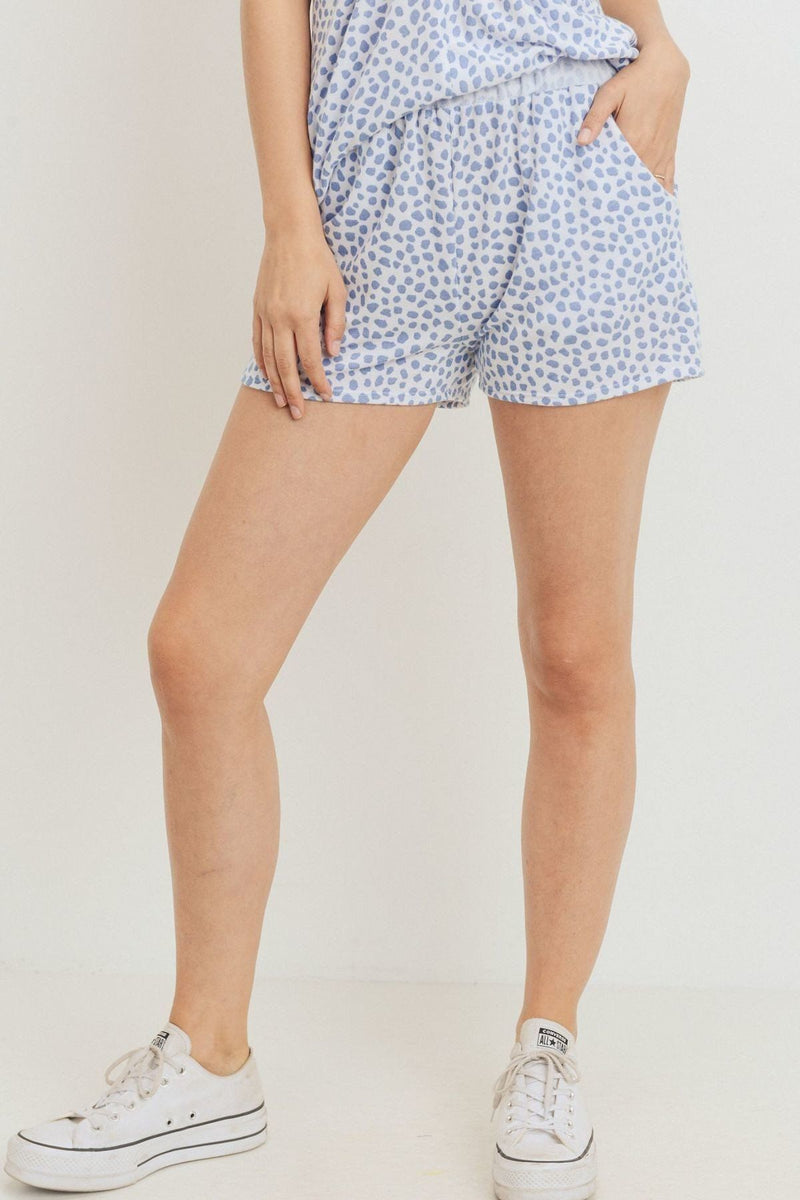 Leopard Printed Terry Short Pants - YuppyCollections