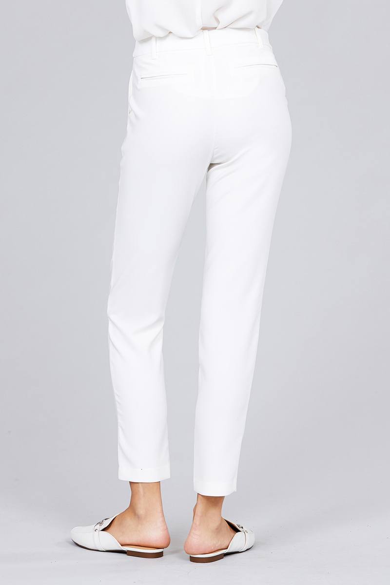 Seam Side Pocket Classic Long Pants - YuppyCollections