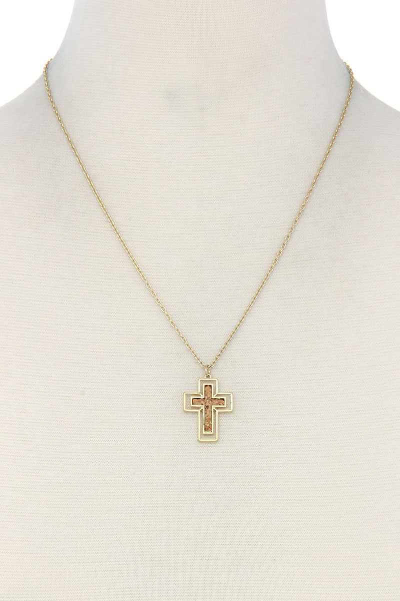 Cross Charm Necklace - YuppyCollections