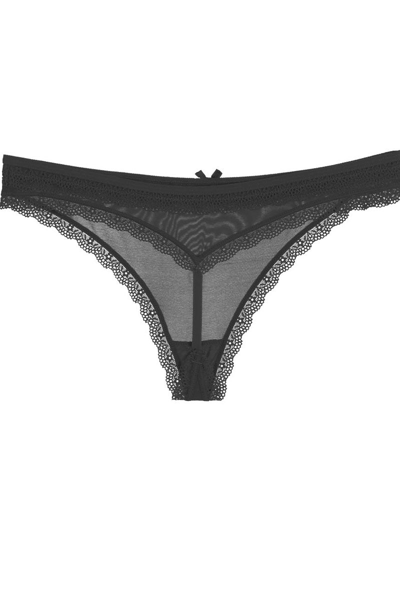 Lace & Mesh G-string Thong - YuppyCollections