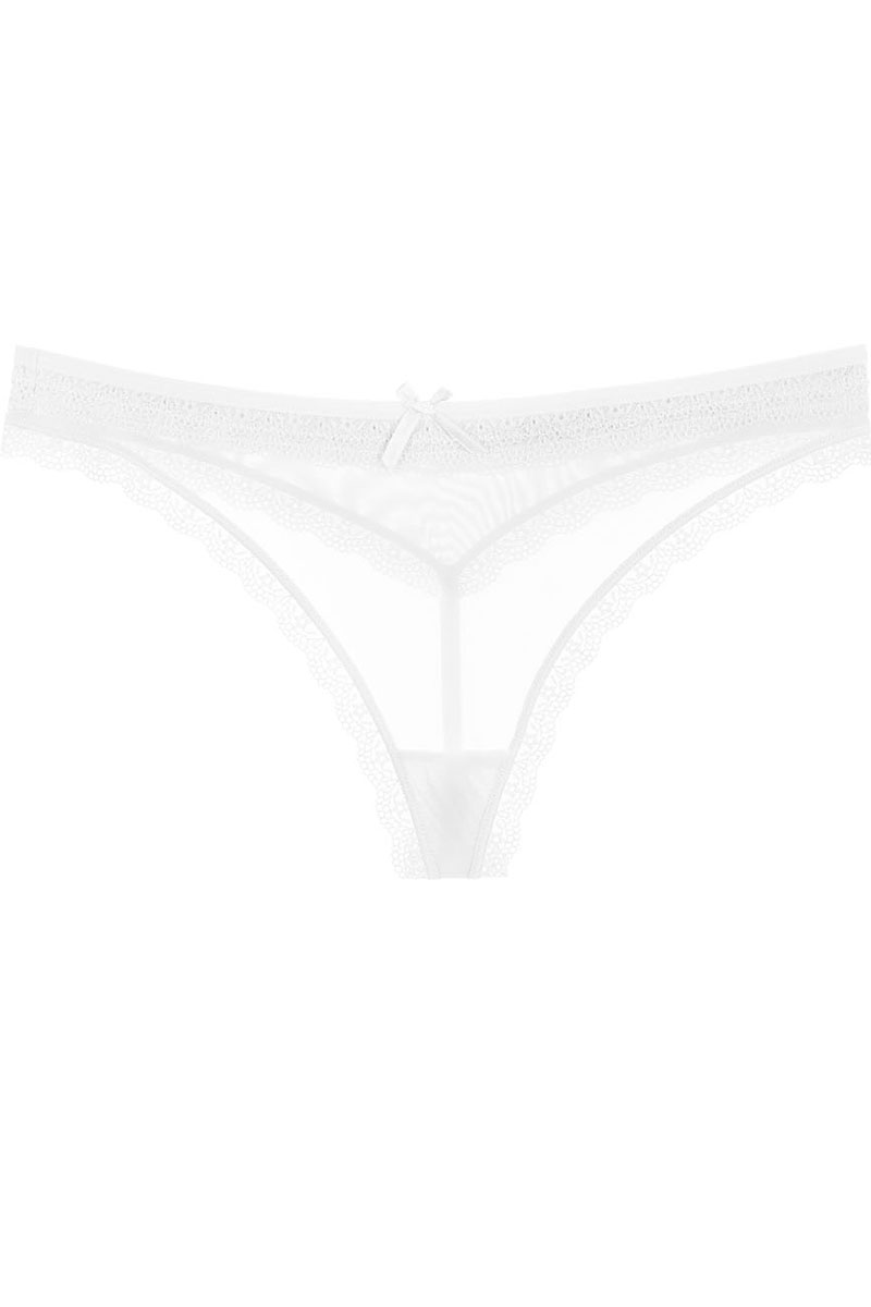 Lace & Mesh G-string Thong - YuppyCollections