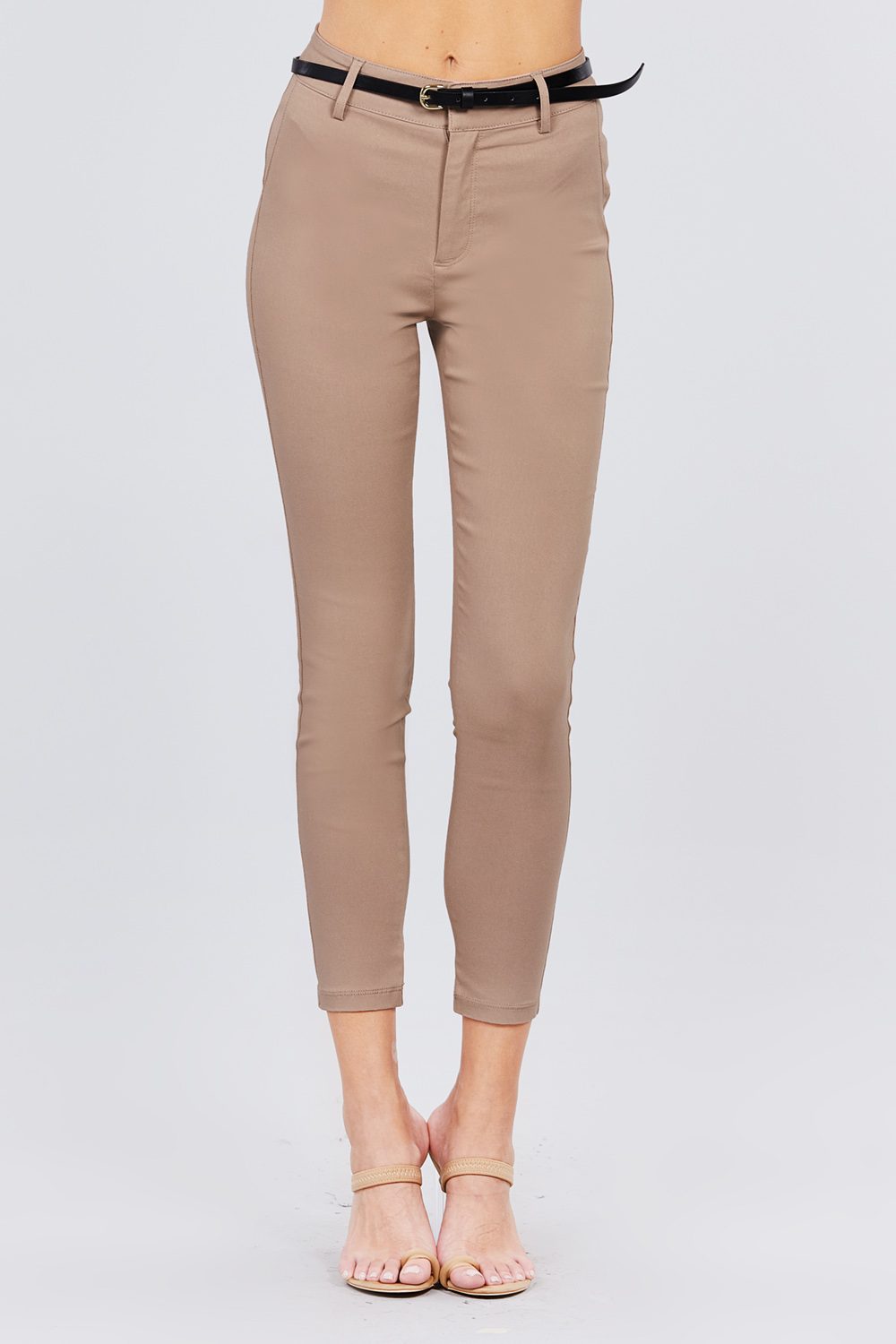 Bengaline Belted Pants - YuppyCollections