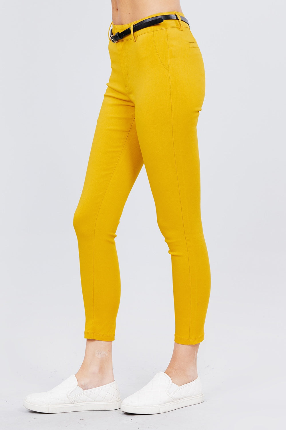 Bengaline Belted Pants - YuppyCollections