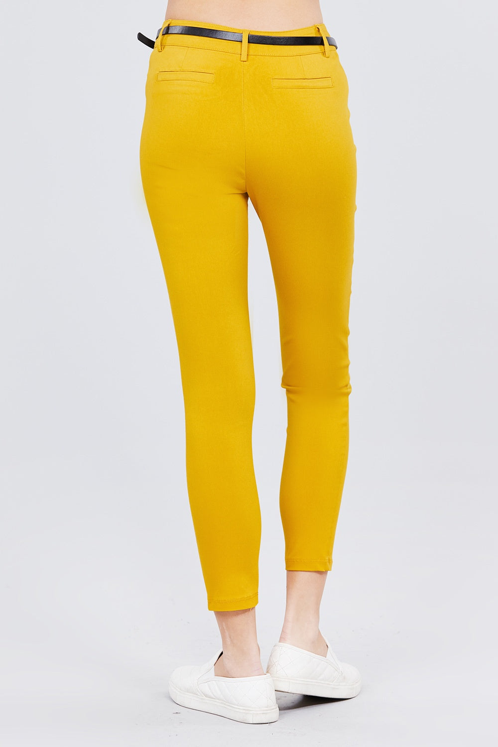 Bengaline Belted Pants - YuppyCollections