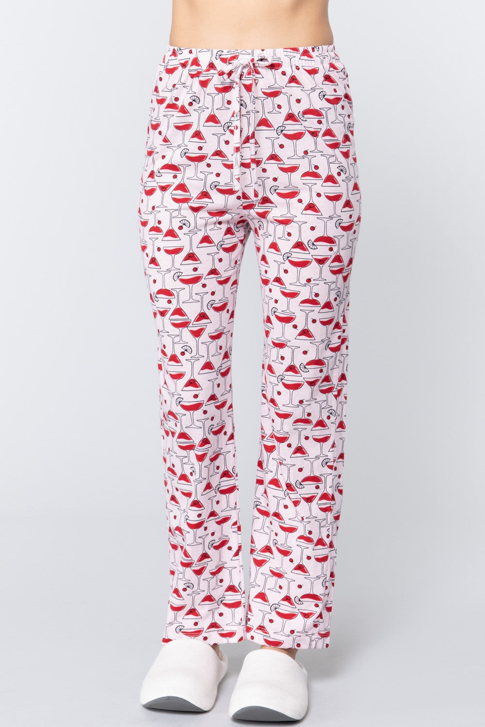 Cocktail Print Cotton Pajama - YuppyCollections