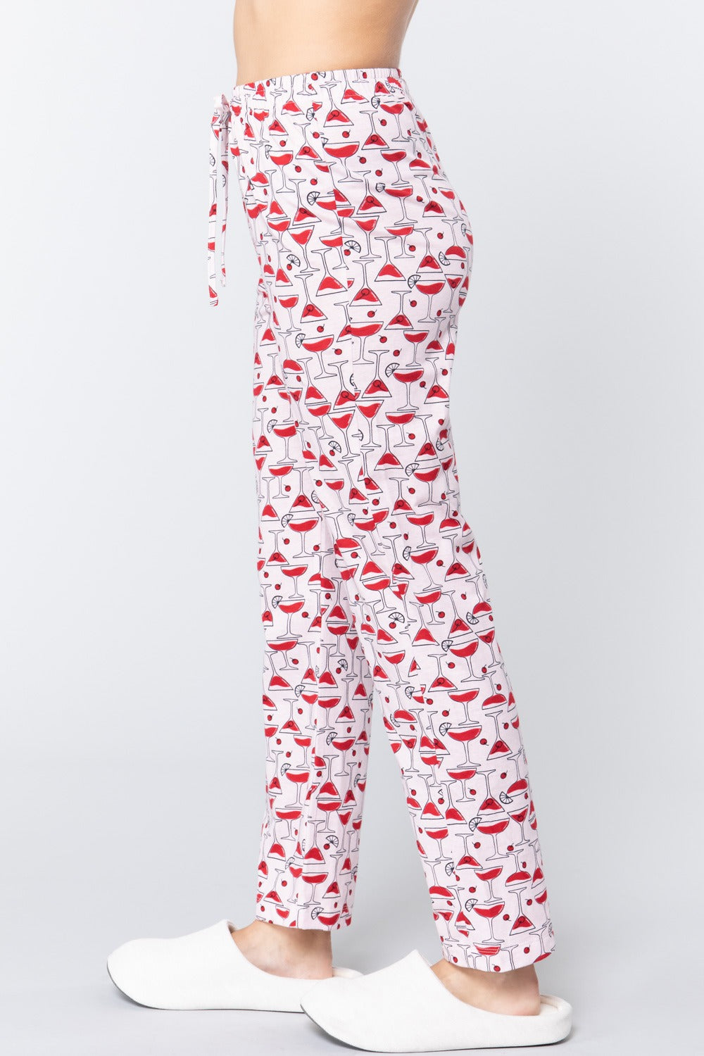 Cocktail Print Cotton Pajama - YuppyCollections