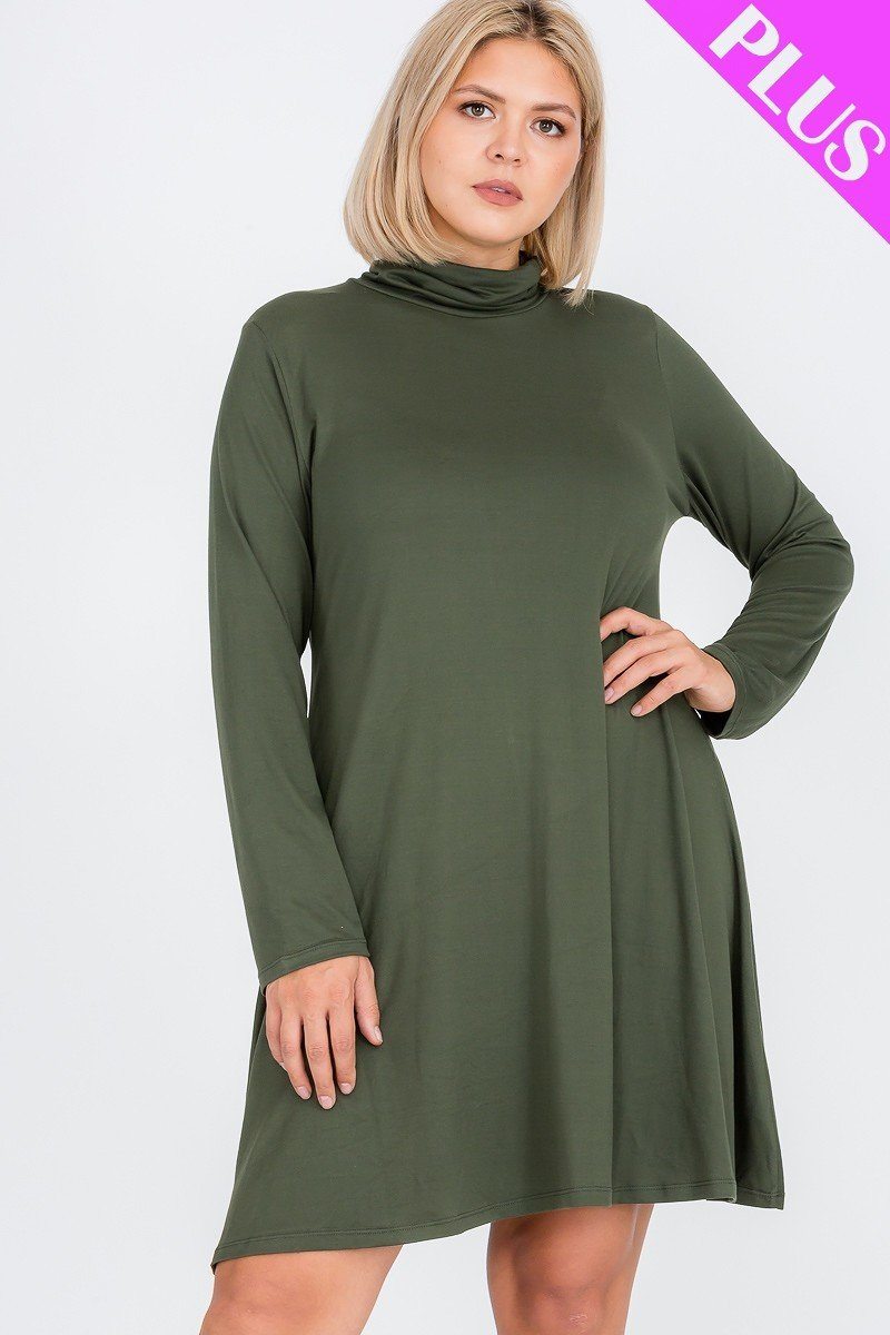 Plus Size Flare Dress - YuppyCollections