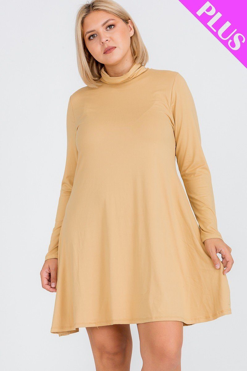 Plus Size Flare Dress - YuppyCollections