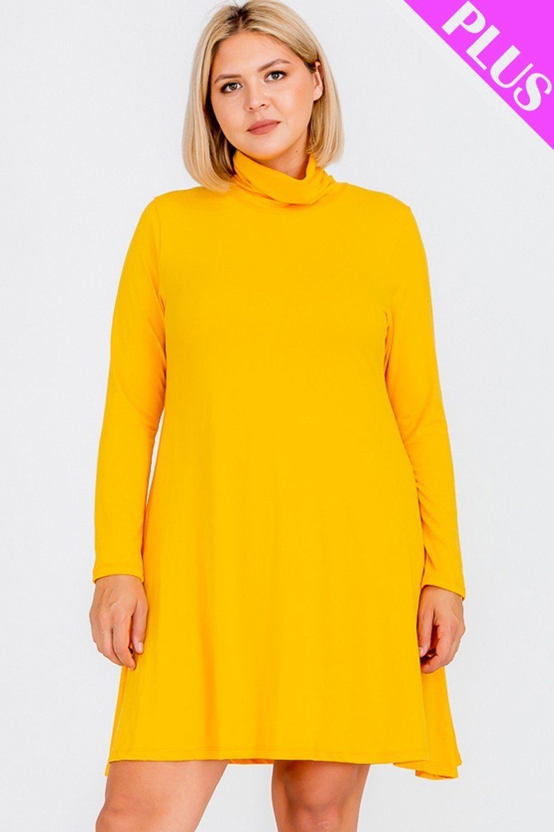 Plus Size Flare Dress - YuppyCollections