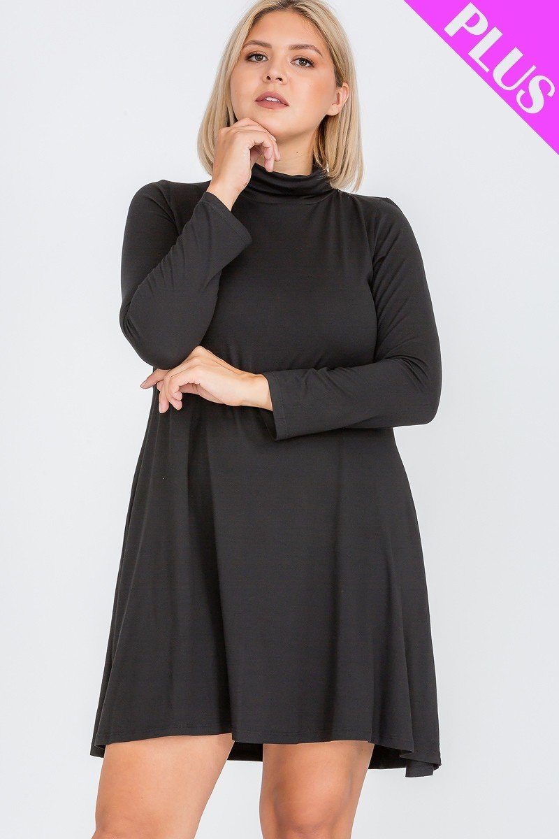 Plus Size Flare Dress - YuppyCollections