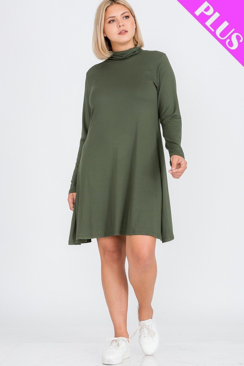 Plus Size Flare Dress - YuppyCollections