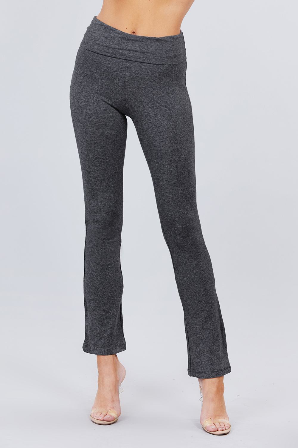 Banded Waist Yoga Pants - YuppyCollections