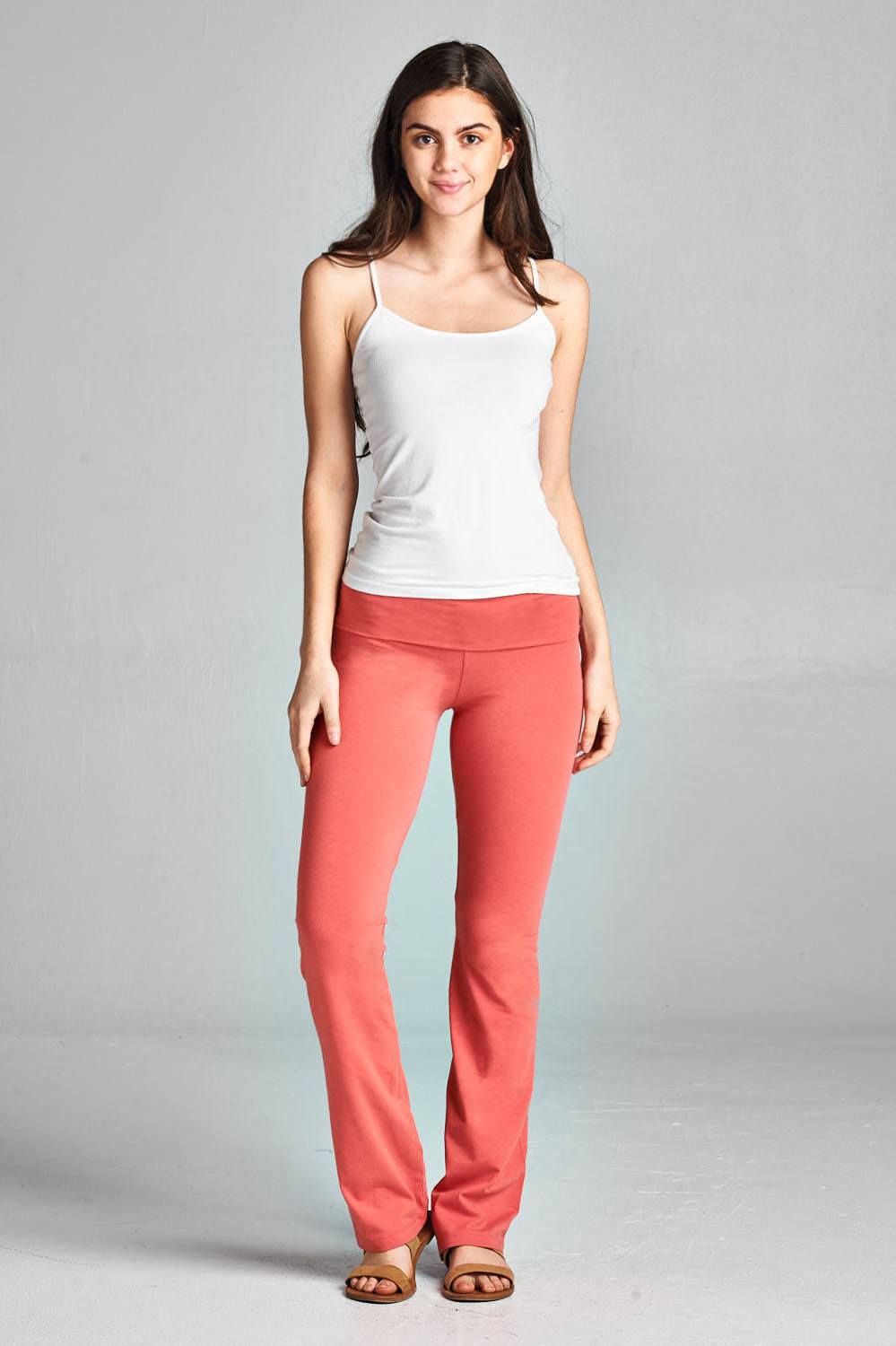 Banded Waist Yoga Pants - YuppyCollections