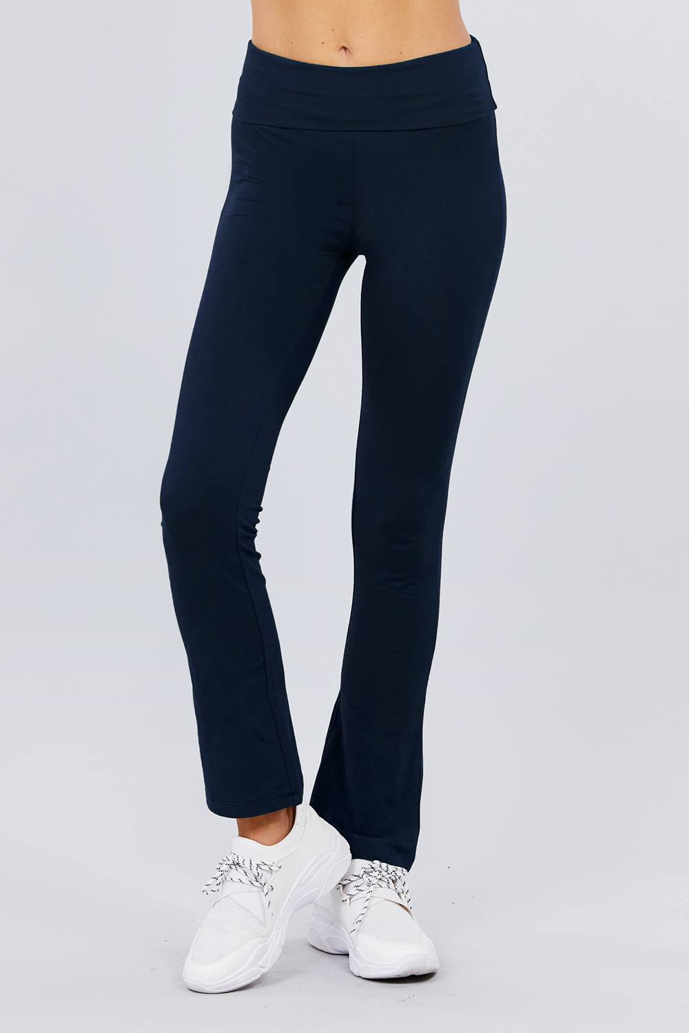 Banded Waist Yoga Pants - YuppyCollections