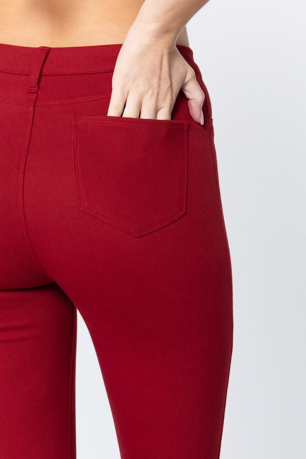 Knit Twill Jeggings - YuppyCollections