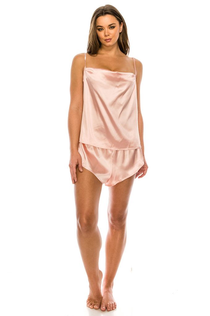 Satin Pj Short Set - YuppyCollections