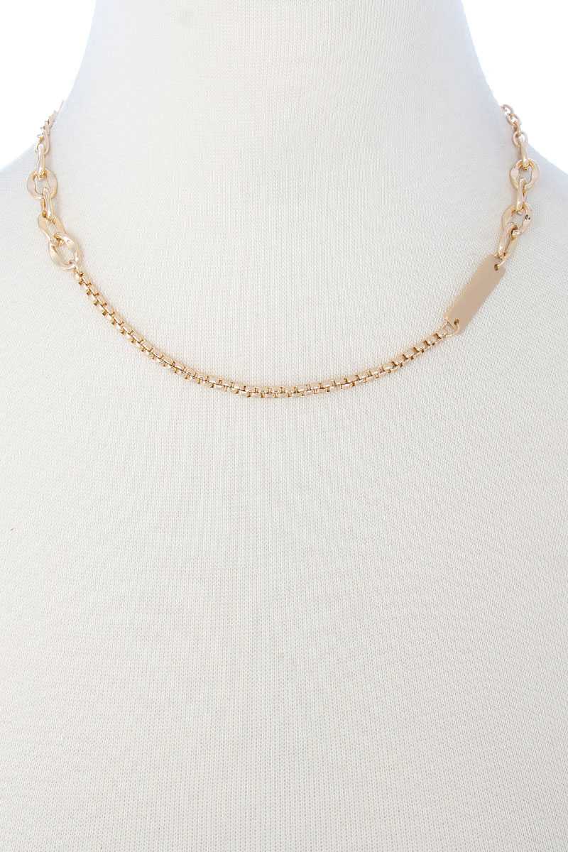 Metal Chain Necklace - YuppyCollections