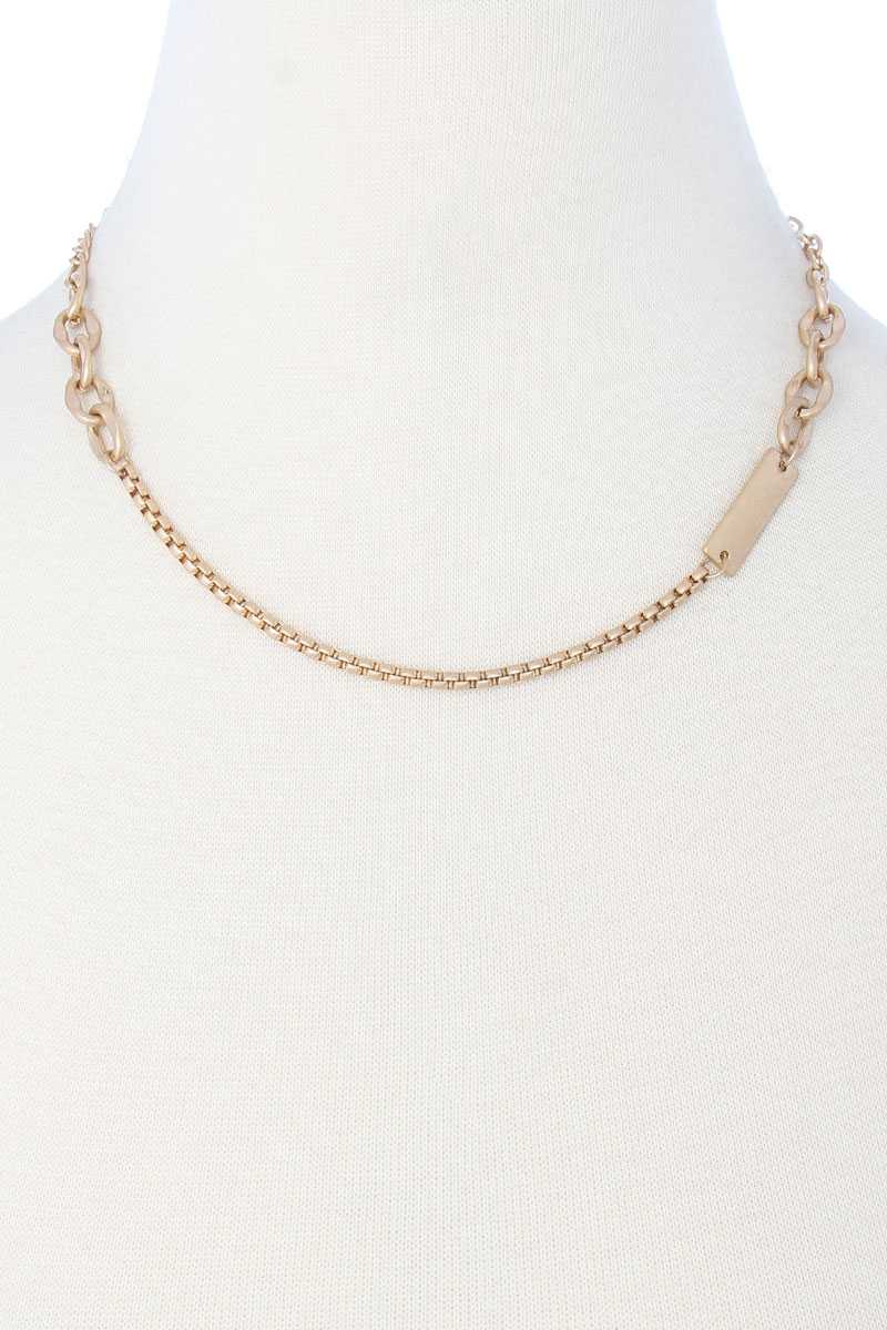 Metal Chain Necklace - YuppyCollections