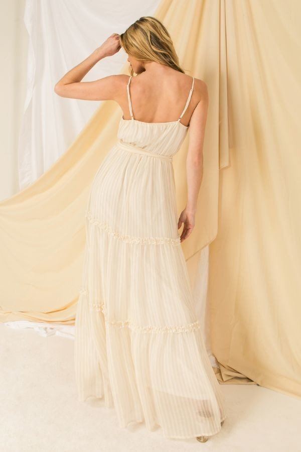 A Woven Maxi Dres - YuppyCollections