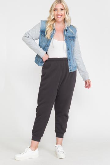 Waistband Solid Jogger Pants - YuppyCollections