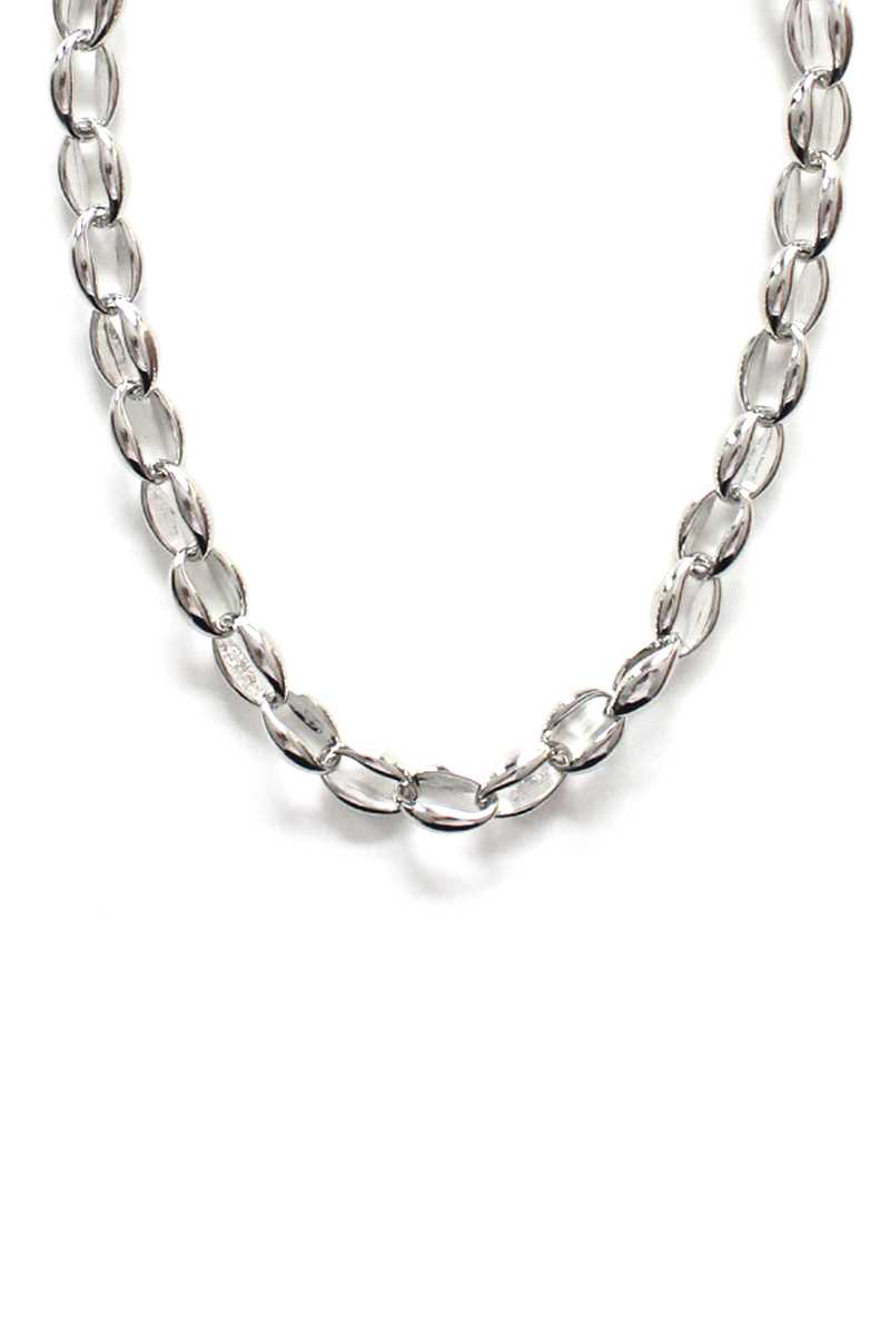 Metal 2 Style Mix Chain Necklace - YuppyCollections