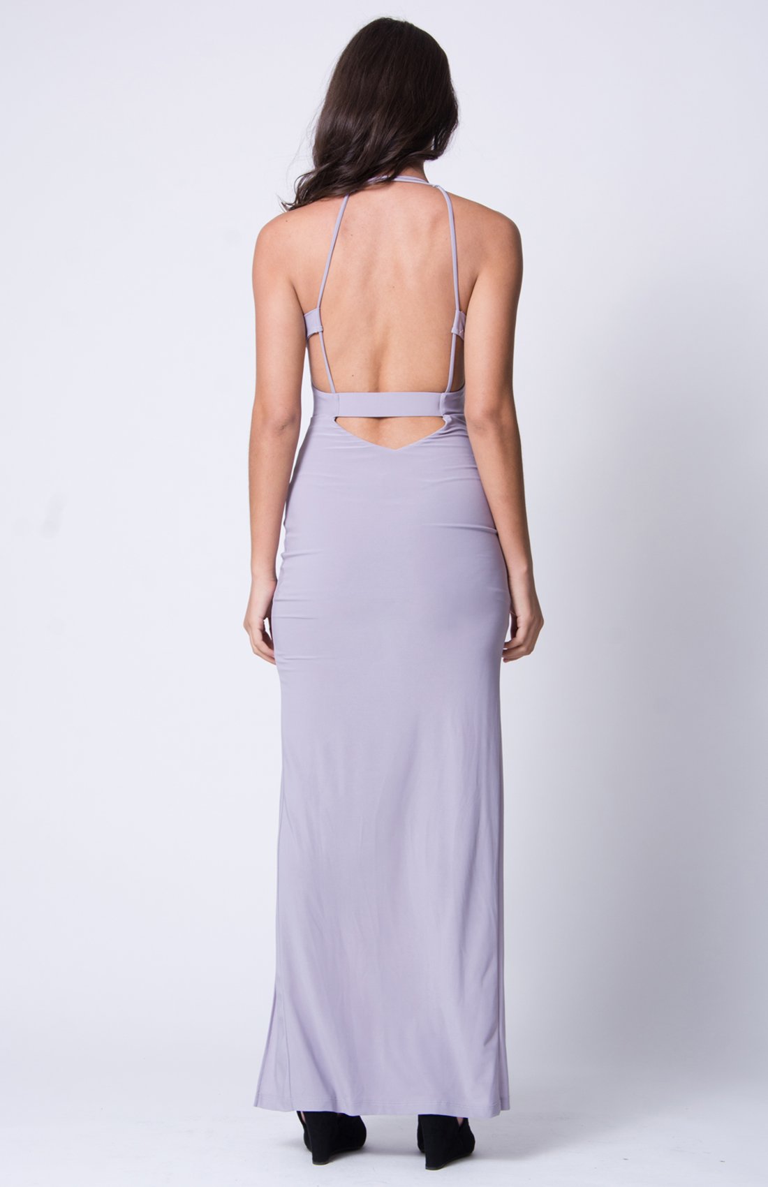 DOUBLE SLIT MAXI DRESS - YuppyCollections