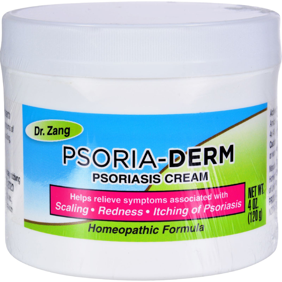 Dr. Zang Homeopathic Psoria-Derm Cream - 4 oz - YuppyCollections