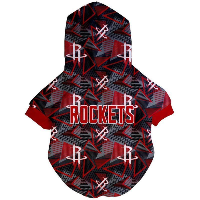 Houston Rockets x Fresh Pawz - Hardwood Hoodie | Dog Clothing - YuppyCollections