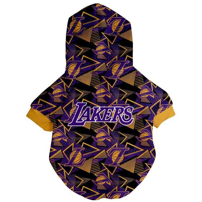 Los Angeles Lakers x Fresh Pawz - Hardwood Hoodie | Dog Clothing - YuppyCollections