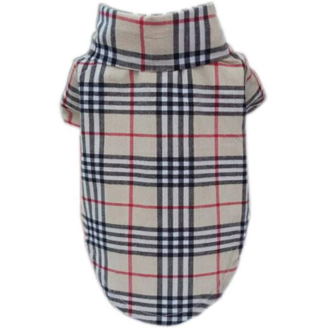 Furberry Checkered Button Up | Dog Clothing - YuppyCollections