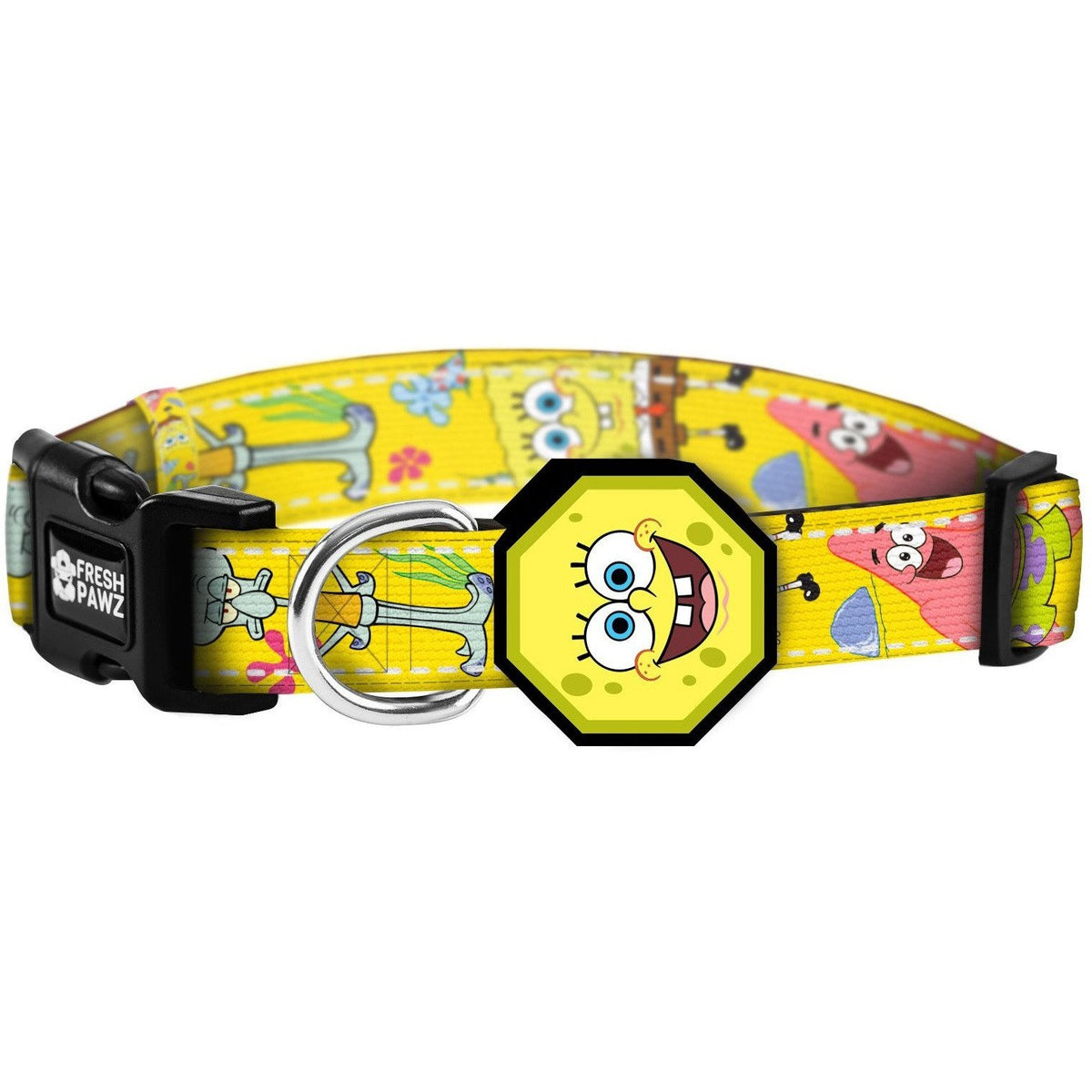 Spongebob x Fresh Pawz - SB & Friends | Collar - YuppyCollections