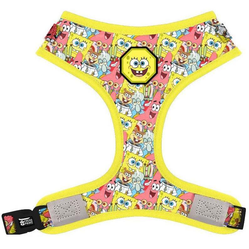 Spongebob x Fresh Pawz - SB & Friends | Adjustable Mesh Harness - YuppyCollections