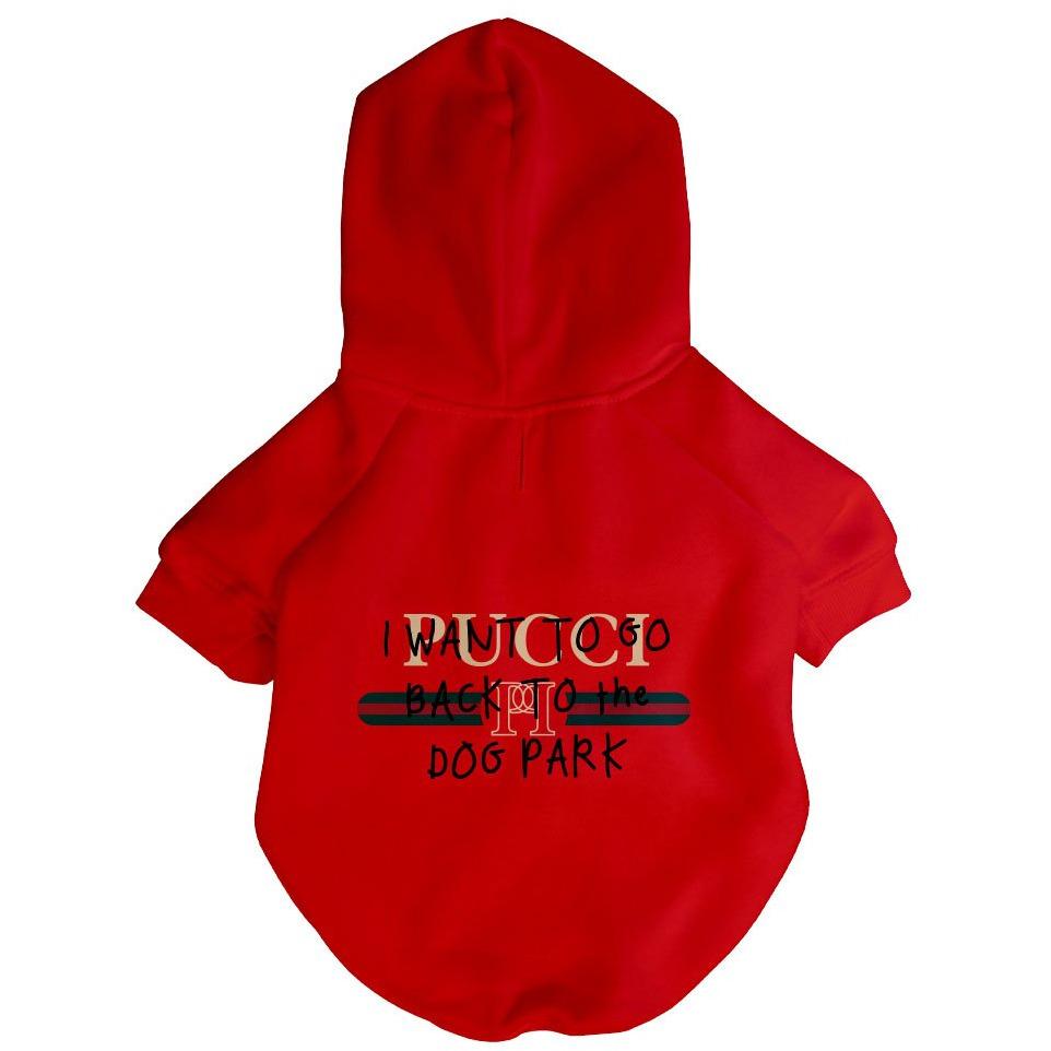 Pucci Dog Park Hoodie | Dog Clothing - YuppyCollections